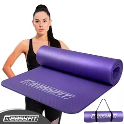 Килимок для фітнесу та йоги NBR 10 мм Фіолетовий EasyFit fit0025079