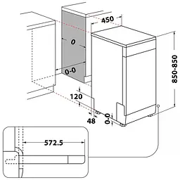 Посудомийна машина Indesit DSCFE1B10SRU (6676549) - мініатюра 8