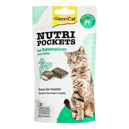 Ласощі для котів GimCat Nutri Pockets з котячою м'ятою та мультивітамінами, 60 г - мініатюра 2
