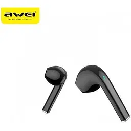 Навушники Awei T28P Bluetooth TWS IPX6 чорні - мініатюра 4