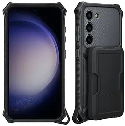 Оригінальний протиударний чохол для Galaxy S23 Plus (S916) Samsung Rugged Gadget Case EF-RS916CBEGRU Titan - мініатюра 2