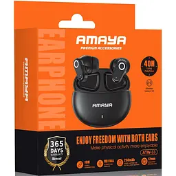 Бездротові TWS навушники Amaya ATW-33 Gaming Black - мініатюра 2