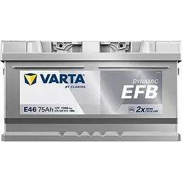 Акумулятор Varta Dynamic EFB 12В 75Аг 730А (EN) R+ (575500073) - мініатюра 3