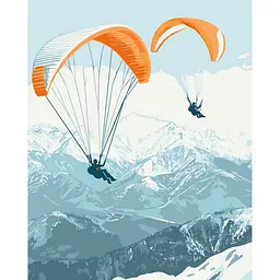 Картина за номерами "Парашутний спорт" arttem_illustration 11073-AC 40х50 см