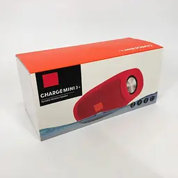 Портативна Вluetooth колонка Charge Mini E3 Бумбокс 1200 мАч 5Вт microSD Bluetooth 5.0 Червоний - мініатюра 10
