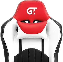 Геймерське крісло GT Racer чорне червоно-біле (X-5813 Black/Red/White) - мініатюра 12