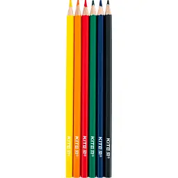 Олівці кольорові Kite Classic 6 шт. (K-050) - мініатюра 3