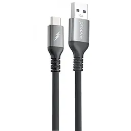 Кабель Proove ReGen Silicone USB to Type-C 3A (1m) black