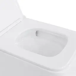 Унітаз підвісний Qtap Gemini безободковий з сидінням Soft-close QT2533076EUQW, Білий - мініатюра 11