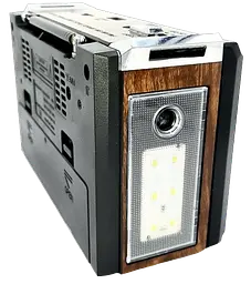 Радіо з ліхтариком/USB/SD/акумулятором Golon RX-381/2 аналогове USB/SD Коричневий (1920775263) - мініатюра 5