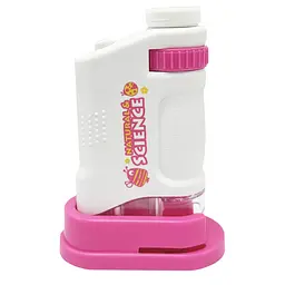 Дитяча іграшка "Мікроскоп" 3108B(Pink) щипці, скло в комплекті