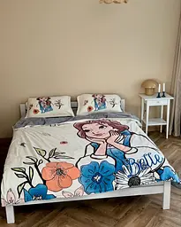 Постільна білизна дитяча плюшева полуторна Dushka Home 21208 160х215 см