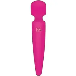 Вібромасажер Rianne S Bella Mini Wand Rose 10 режимів медичний силікон подарункова упаковка
