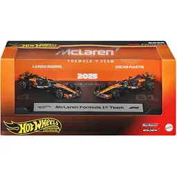 Набір колекційних машинок Hot Wheels Formula 1 McLaren Lando Norris та Oscar Piastri 1:64, 2 шт. (JMM91)