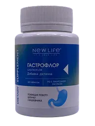 Таблетки New Life Гастрофлор 60 таблеток