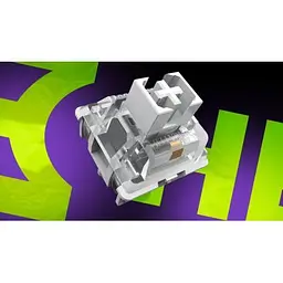 Клавіатура Hator Hellyberry HK75 Mechanical Linear RGB Wireless/Bluetooth/USB UA White/Violet (HK75_wireless) - мініатюра 8