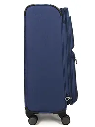 Валіза середня M тканинна з розширенням Airtex 828 68×42×31см 71л Темно-синій - мініатюра 7