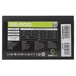 Блок живлення GameMax GE-500 500W 80+ (GE-500) - мініатюра 3