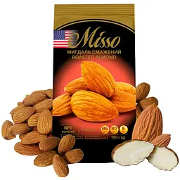 Ядра мигдалю смажені Misso 150 г - мініатюра 2