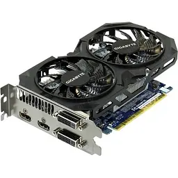 Відеокарта Gigabyte GTX 750Ti 2Gb (GV-N75TOC2-2GI) (GDDR5, 128 bit, PCI-E 3.0 x16) Б/в - мініатюра 4