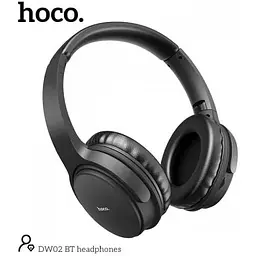 Навушники бездротові Hoco DW02 Headphones чорні - мініатюра 4