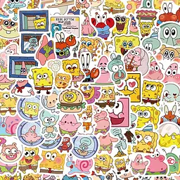 Стікерпак GeekLand SpongeBob 95 штук - мініатюра 3