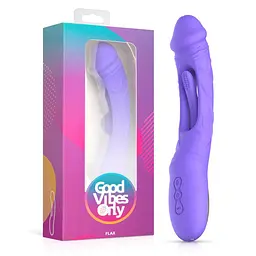 Вібратор Good Vibes Only Flax G-Spot, 25.1 см (фіолетовий) - мініатюра 8