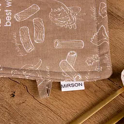 Прихватка MirSon №202 Brown paste, 17х17 см, коричнева (2200006753858) - мініатюра 2