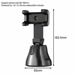 Смарт тримач смартфона Apai SMART 360 ° з датчиком відстеження руху розумний штатив для блогерів - мініатюра 3