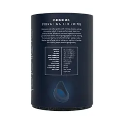 Ерекційне кільце Boners Vibrating Cock Ring with Perineum Stimulation - мініатюра 12