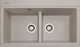 Кухонна мийка Adamant SIMILAR avena 885x505x230 мм, 2 повнорозмірні чаші 88,5 см