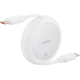 Кабель Baseus Free2Pull Mini Charging Cable Type-C to Type-C 60W 1m P10364500211-01 White - мініатюра 2
