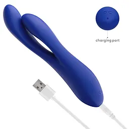Вібратор Lovetoy L’Allure Pulse 19 см (синій) - мініатюра 9