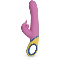 Вібратор-кролик PMV20 Dolphin Vibrator Ротація стовбура подвійна стимуляція - мініатюра 4