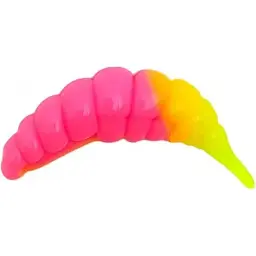 Силікон FishUP Ozi 1.2" cheese taste #133 - Bubble Gum/Hot Chartreuse (10 шт/уп)