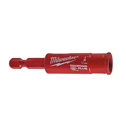Коронка алмазна Diamond Plus/Max MILWAUKEE, діаметр 22,0мм (1/4'' Hex) (свердління з водою)
