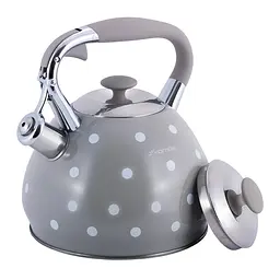 Чайник із свистком Kamille KM-0695GR 3 л сірий - мініатюра 6