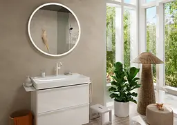 Змішувач для умивальника Hansgrohe Tecturis S CoolStart EcoSmart+ з д/к push-open matt white 73360700 - мініатюра 2
