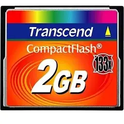 Карта пам'яті Transcend 2 GB 133X CompactFlash Card TS2GCF133