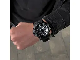 Чоловічий наручний годинник 1283 All Black. Skmei acs0030825 - мініатюра 5