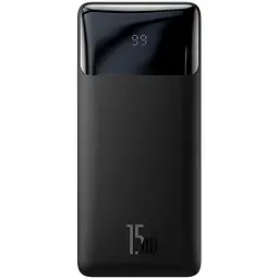Портативний акумулятор Baseus Bipow Digital Display 10000 mAh 15W (PPDML-I01) чорний - мініатюра 2