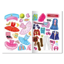 Книга-одягалка з наліпками "Girls’ hobbies" Апельсин LS-03-02 серія "Dress Up" - мініатюра 3