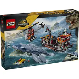 Конструктор LEGO Jurassic World Напад мозазавра на човен 703 ел. (77983) - мініатюра 2