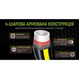 Шланг армований 4-х шаровий Alloid Building Tools Ruby Ant 1/2" 20 м (WH-63316) - мініатюра 7