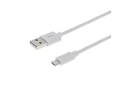Кабель Grand-X USB-A - microUSB 2.5m White (PM025W) - мініатюра 2
