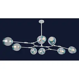 Люстра молекула Levistella 752L7731-8 WH+BL - мініатюра 2