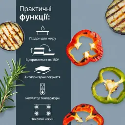 Гриль ADE KA2303 контактний чорний (KA2303) - мініатюра 5