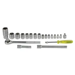 Набір насадок торцевих Grad 1/4", 3/8" в кейсі 20 шт (6003055) - мініатюра 2