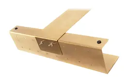 Полиця Rea Tori brushed gold на душову стінку REA-85001, Золотий - мініатюра 5