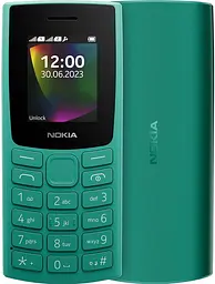 Мобільний телефон Nokia 106 DS 2023 Green (1GF019BPJ1C01)
